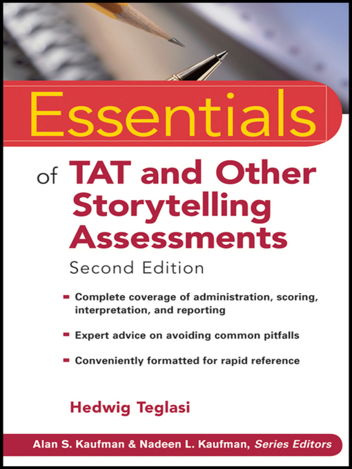 Title details for Essentials of TAT and Other Storytelling Assessments by Hedwig Teglasi - Available